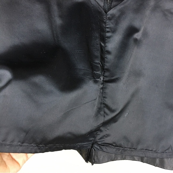 Brass Plum Nordstrom Women's Genuine Leather Skirt Knee Length Size 11 - Picture 11 of 15